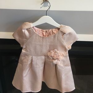 Honeycomb Design Rosegold Dress